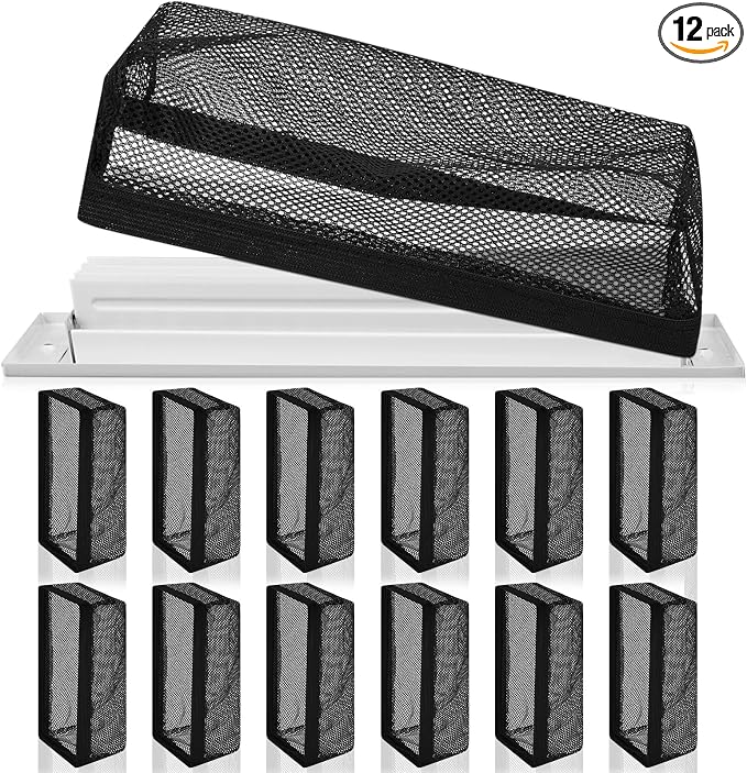 Zonon 12 Pcs Floor Register Trap Cover Vent Screen by Zonon