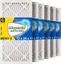 Maycold MERV 8 12x24x1 Furnace Air Filters, Pleated HVAC AC Filters – Actual by Maycold