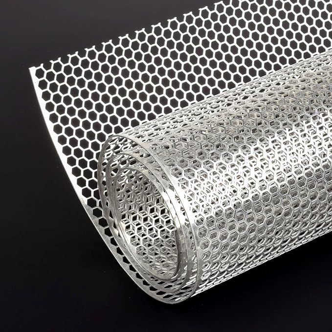 AggAuto 47x16 inches Car Pickup Truck Grill Mesh Spoiler Bumper Vent Aluminum by AggAutoAutomotiveGrillMeshInserts