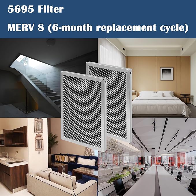 5695 Filter MERV 8 for AprilAire Dehumidifiers 1820 and E070 for 70 Pint Whole - Image 4