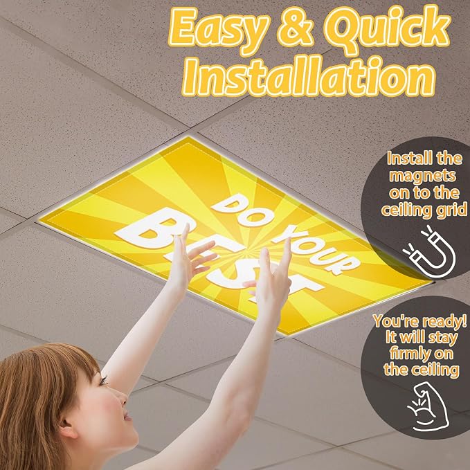 6 Pcs Fluorescent Light Covers - Image 6