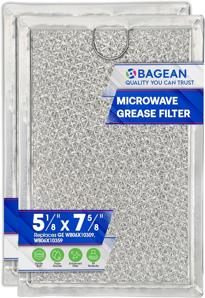 Microwave Filter Replacement 7.64” x 5.12” by Bagean