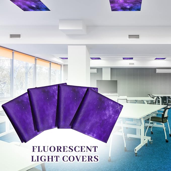 Hortsun 4 Pack 4 x 2 Feet Fluorescent Light Covers, Magnetic Light Filters - Image 6