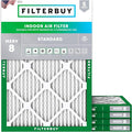 Filterbuy 14x18x1 Air Filter MERV 8 Essential Dust & Allergy Defense, by Filterbuy