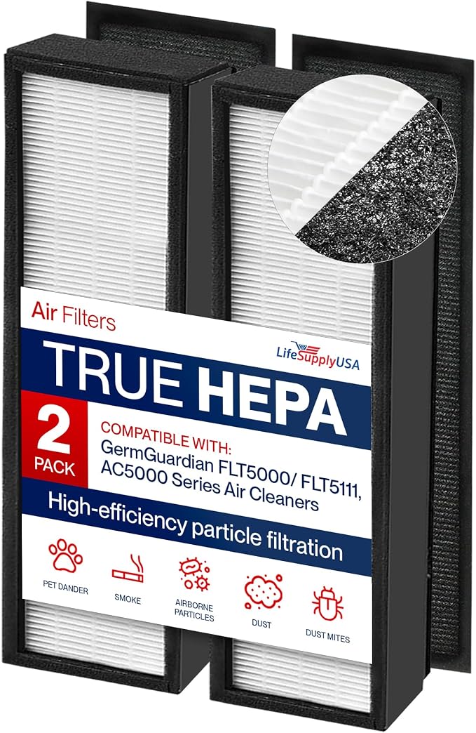 FLT5000/FLT5111 Filter C Replacement Compatible by LifeSupplyUSA
