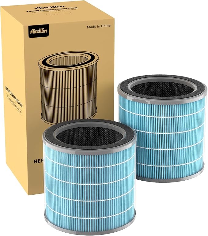 Aircillin Air Purifier AP070A & AP070B Replacement Filters, Efficiency by Aircillin