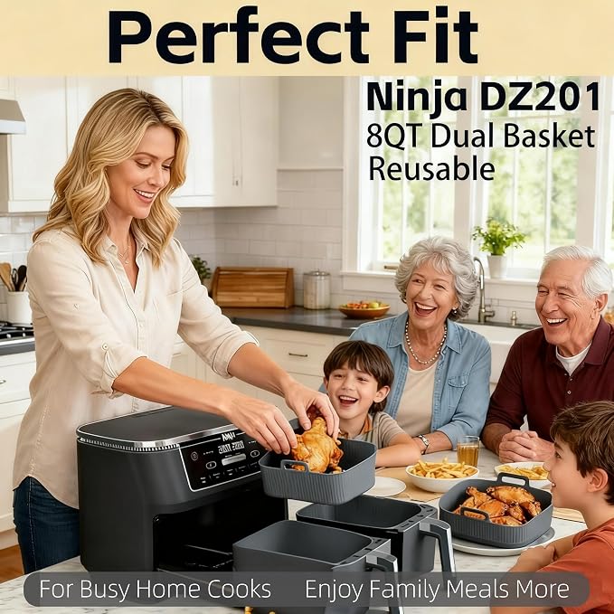 Silicone Air Fryer Liners for Ninja - Image 3