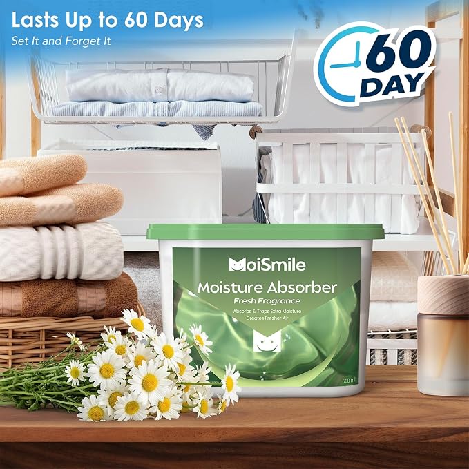 Moisture Absorbers, Fast Acting Fresh Scent Humidity Absorber & Odor Eliminator - Image 3