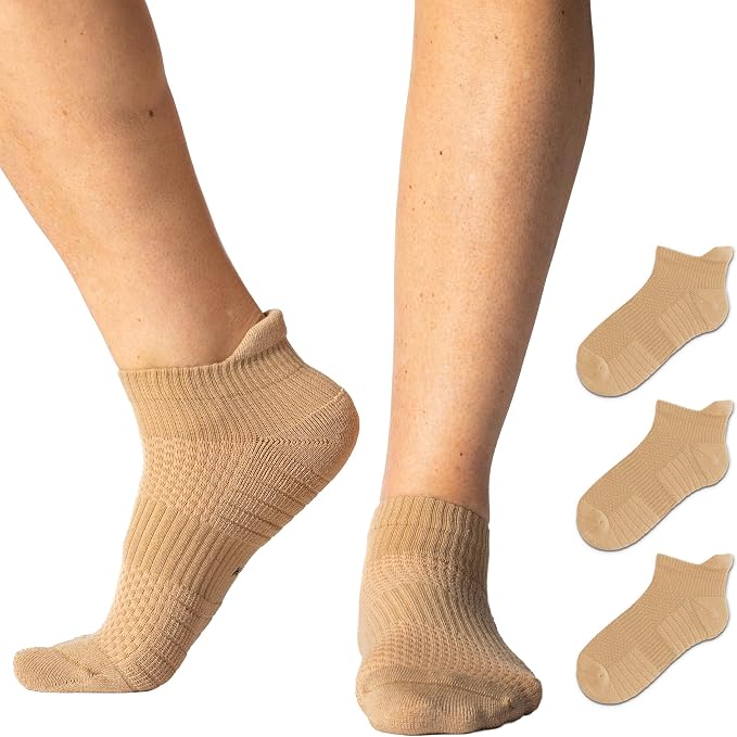 Viasox Ankle Compression Socks for Women & Men 3 Pack, 14 mmHg Support Improves by Viasox