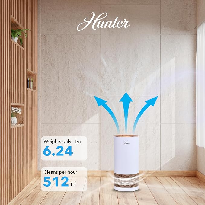Hunter HP450UV Round Air Purifiers - Image 7
