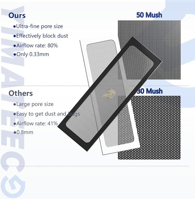 Dust Filter PC 360mm Magnetic Fan Dust Mesh Filter - Image 2