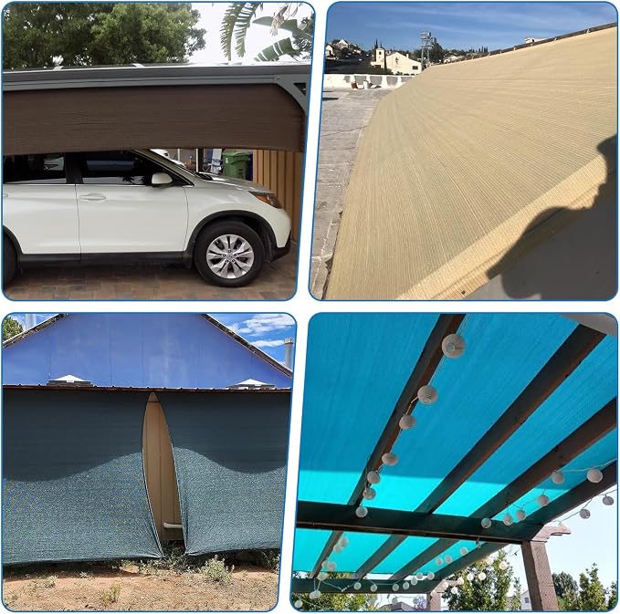 TANG Sun Shade Fabric Roll 8'x51' Shade Cloth - Image 2