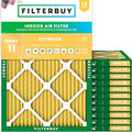 Filterbuy 17x20x1 Air Filter MERV 11 Superior Pet & Allergy Defense, by Filterbuy