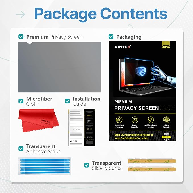 VINTEZ 14 Inch 16:9 Privacy Screen - Image 5
