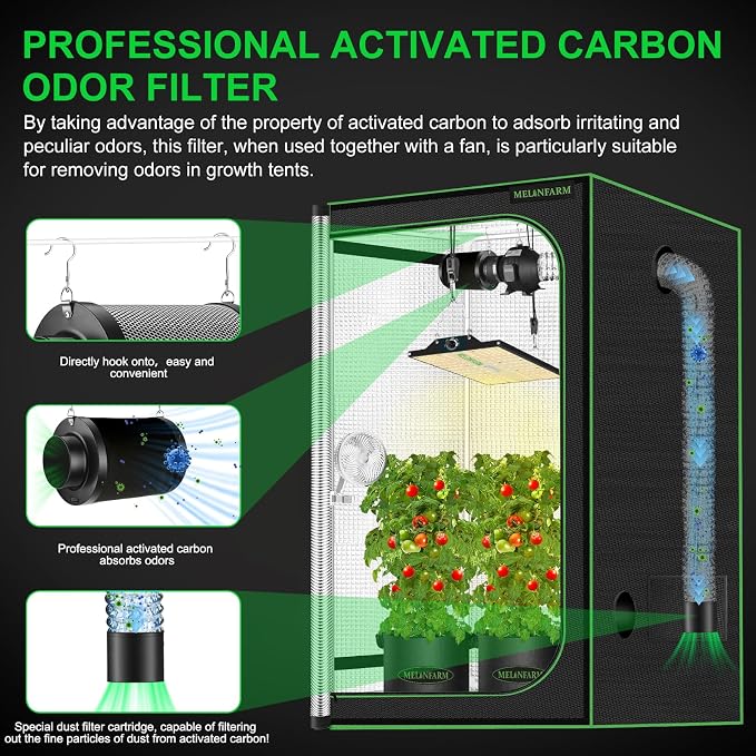 4 Inch Air Carbon Filter Smelliness Control - Image 2