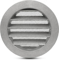 FRESH SPEED 6 inch Grey Round Metal Air Vent by FRESHSPEED