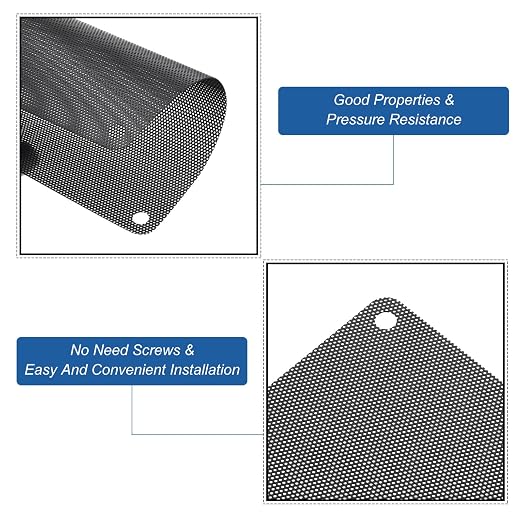 MECCANIXITY 20PCS PC Dust Filter, 90mmx90mm PVC Computer Case Cooler Dustproof - Image 4