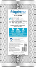 HYDROVOS CTO Carbon Block 5-Micron Sediment Water Filter, NSF Certified by Hydrovos