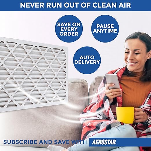 Aerostar 20x22x1 MERV 13 Air Filter, ACTUAL SIZE, Air Conditioning & Furnace - Image 4