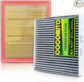Cabin & Engine Air Filter Kit for Chevy Silverado 1500 GMC Sierra 1500 by COCOAUTO