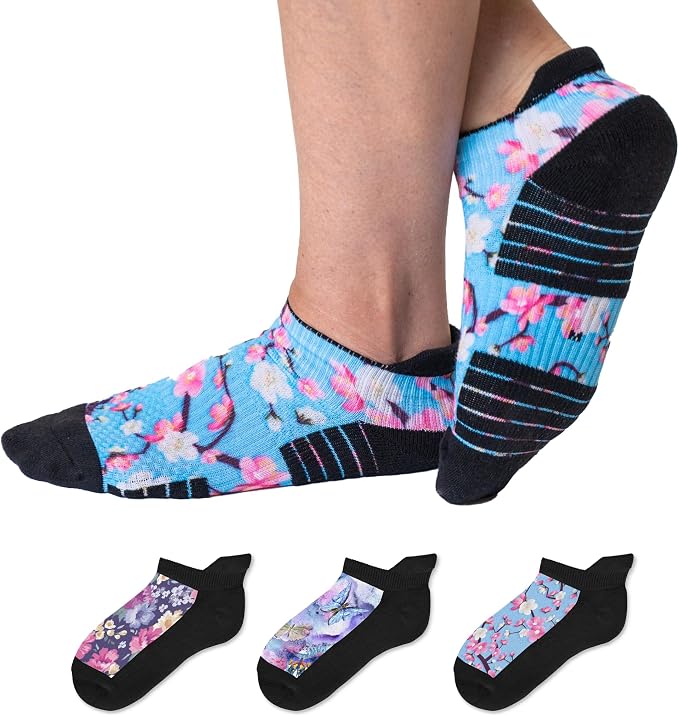 Viasox Ankle Compression Socks for Women & Men 3 Pack, 14 mmHg Support Improves by Viasox
