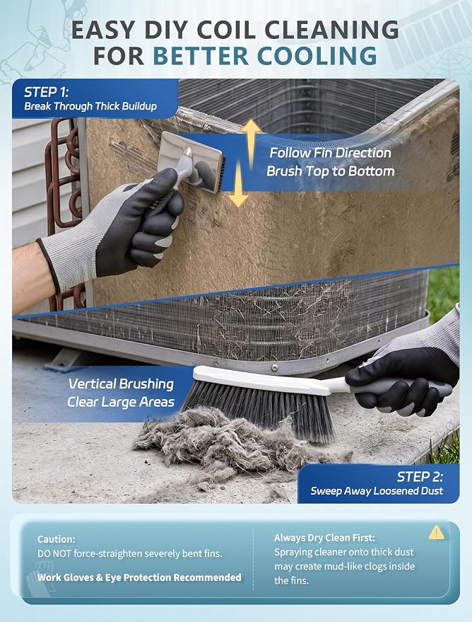2 in 1 AC Coil Cleaner Brush Set - Image 5