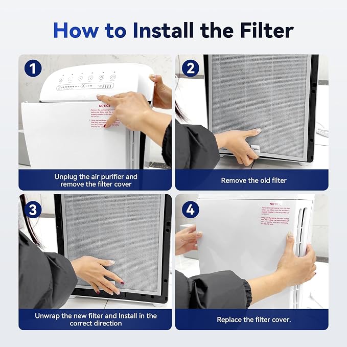 Membrane Solutions MSA3/MSA3S Genuine Smoke Removal Air Purifier Filter - Image 6
