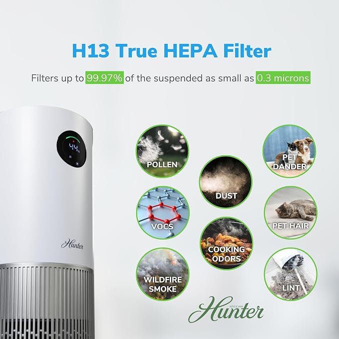 Hunter Fan Company Humidifier and Air Purifier In One, Advanced Filtration Air - Image 4