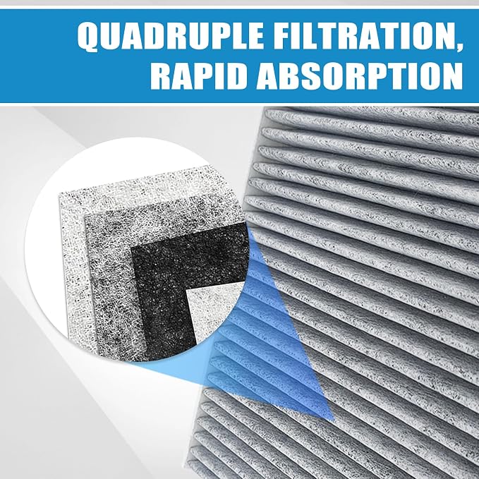 For Engine & Cabin Air Filter For Acura MDX 3.5L, Pilot 3.5L. Replacement for - Image 2