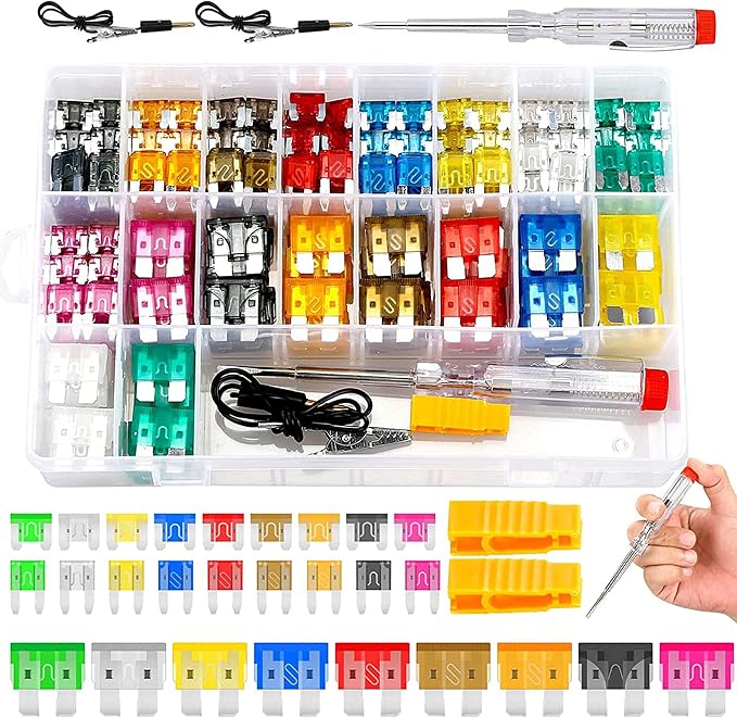 306PCS Car Fuses Assortment Kit, Mixed Vehicle Blade by Unknown