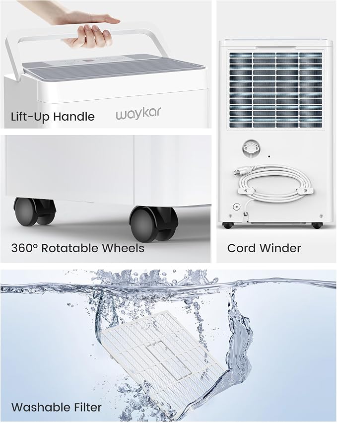Waykar 5000 Sq.Ft Energy Star Dehumidifier - Image 8