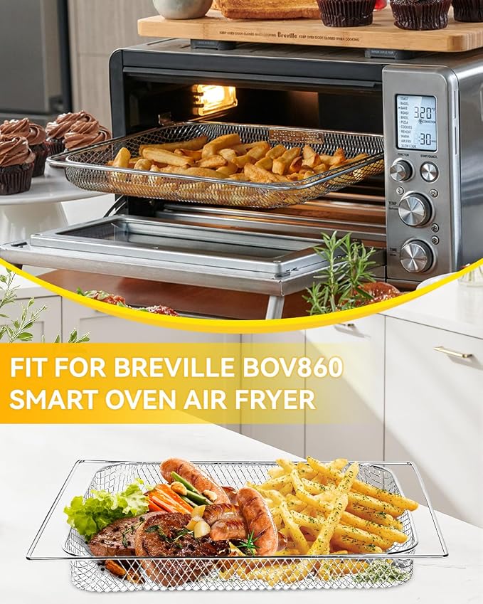 Smart Oven Air Fryer Mesh Basket 1-Piece Compatible - Image 2