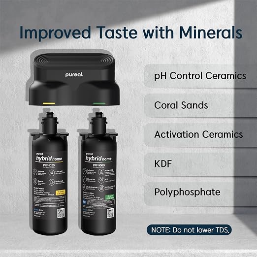 Pureal Hybrid Home PPU-1020K 2 Stage Under Sink Water Filter System, 10K Gallons - Image 3