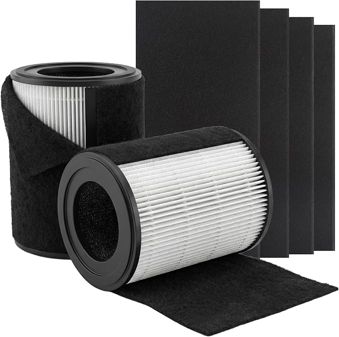 2 Packs Air Purifier Filter Replacement by Vacqueen