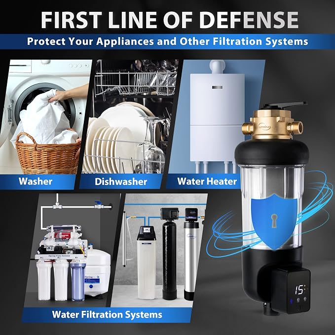 iSpring WSP200ARJ-BP, NSF Certified, Whole House Spin-Down Sediment Water Filter - Image 7