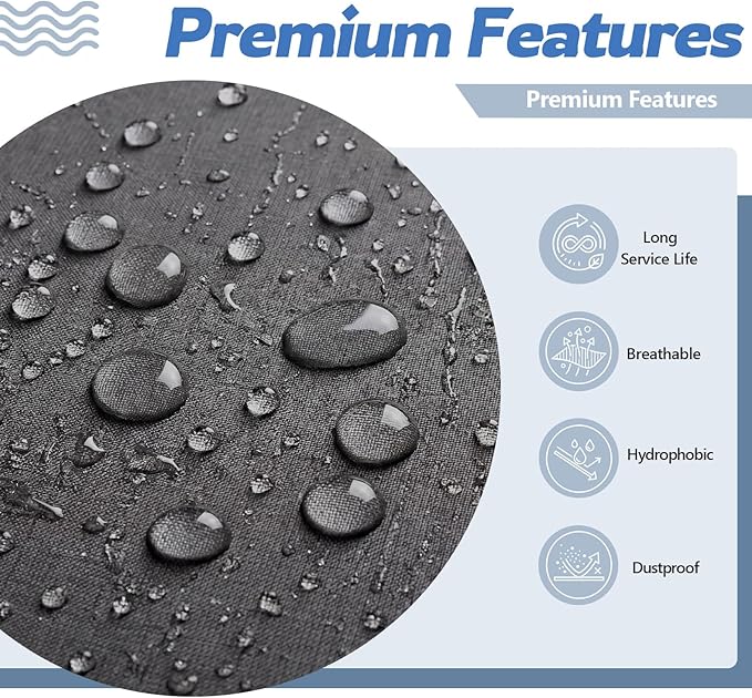SmoothNovelty 1 Pcs 18'' x 18'' Waterproof and Dustproof Prefilter Hydrophobic - Image 3
