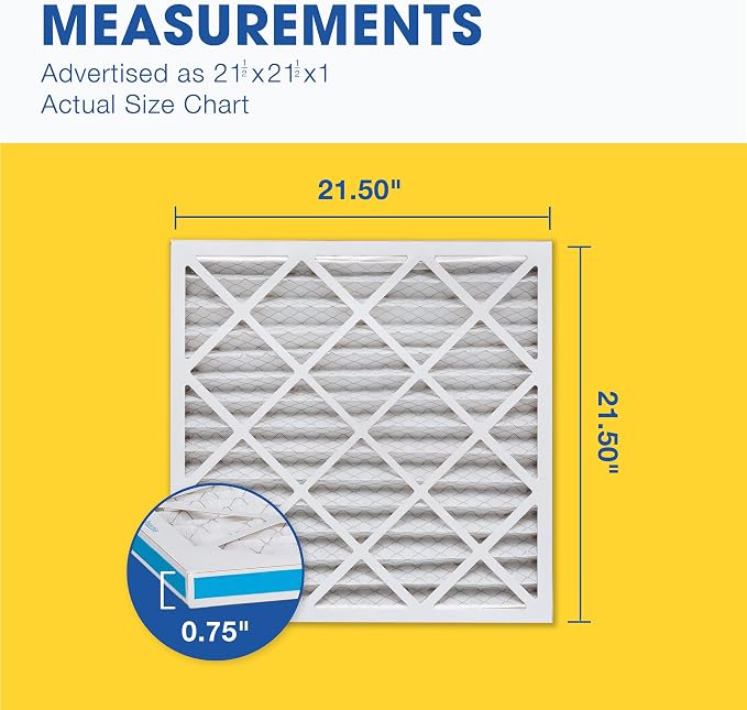 Aerostar 21.5x21.5x1 MERV 11-6 Count - Image 2