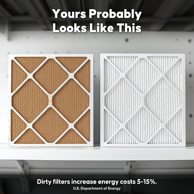 Aerostar 18x22x1 MERV 8 High Efficiency Pleated Air Filter, Electrostatic AC - Image 4