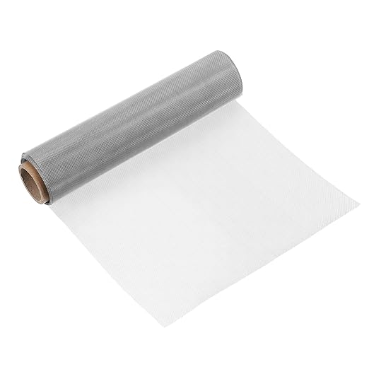 uxcell 30 Mesh 118" x 10" Woven Wire Mesh, 316 Stainless Steel Air Vent Filter by uxcell