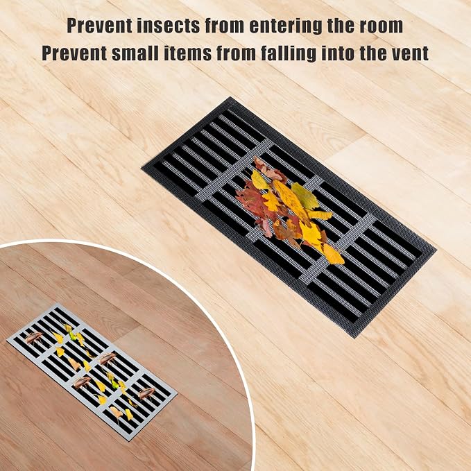 8pcs 12x5.5 Inch Magnetic Vent Covers, Strong Magnetic Mesh Vent Filters - Image 5