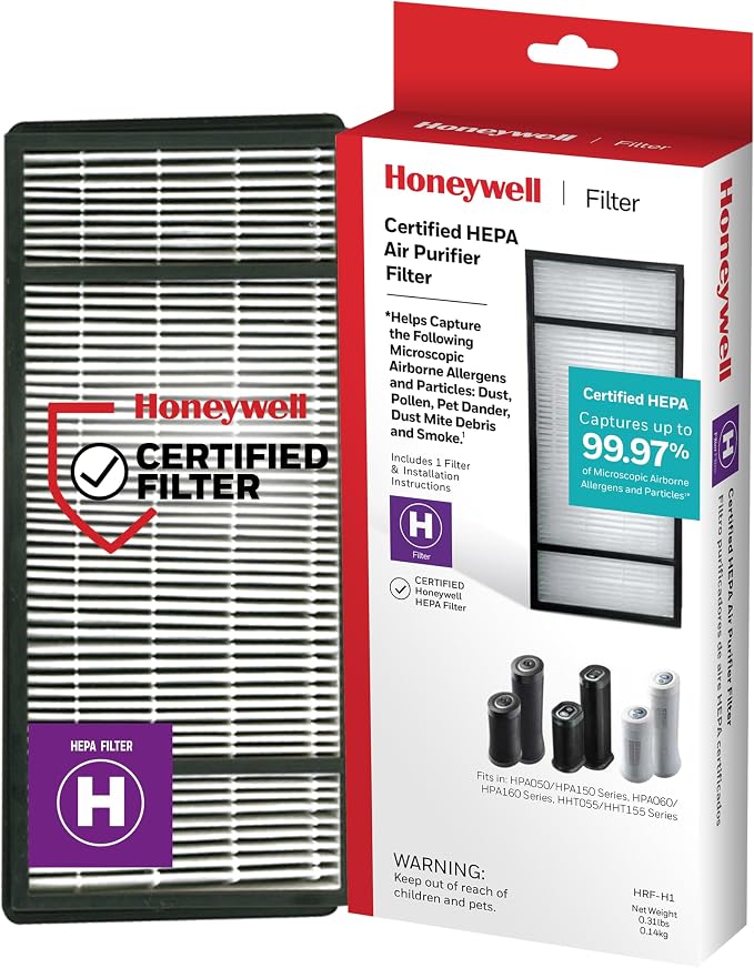 Honeywell HRF-H1 HEPA Air Purifier Filter H, HPA060 & HPA160 Series – Airborne by HoneywellPluggedIn