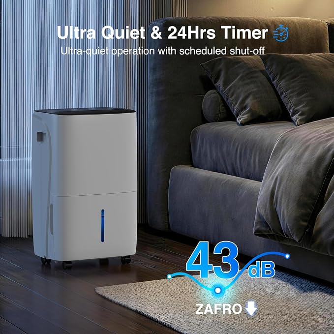ZAFRO 7000 Sq.Ft Dehumidifiers for Home and Basement - Image 5