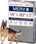 14x30x1 Electrostatic Air Filter, MERV 8, Reusable Furnace AC/HVAC Filter by LifeSupplyUSA