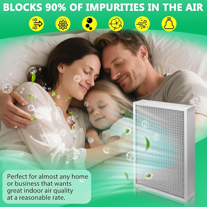 16x20x4 Air Filter, MERV11 Rated Electrostatic Filter, Washable and Reusable - Image 6