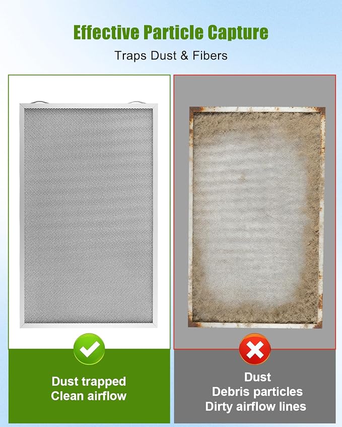 203372 Mesh Furnace Filter Fit for Honeywell 203372 136389 F50A1025 F50E1000 - Image 4