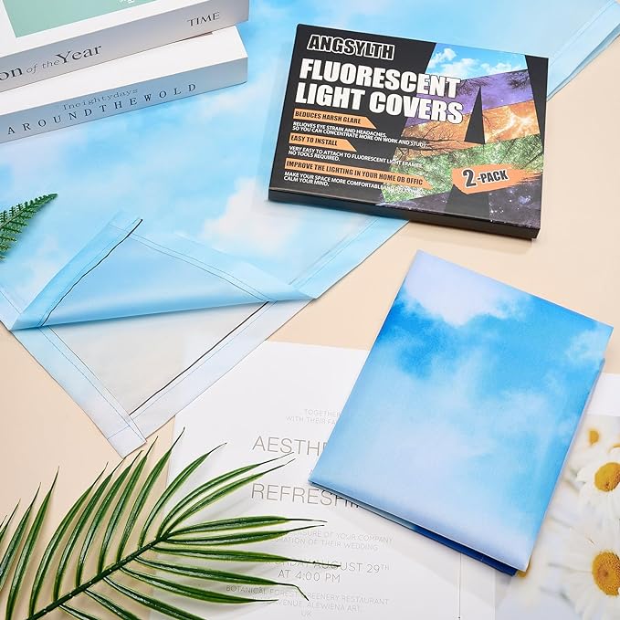 ANGSYLTH 2 Pcs Fluorescent Light Covers - Image 6