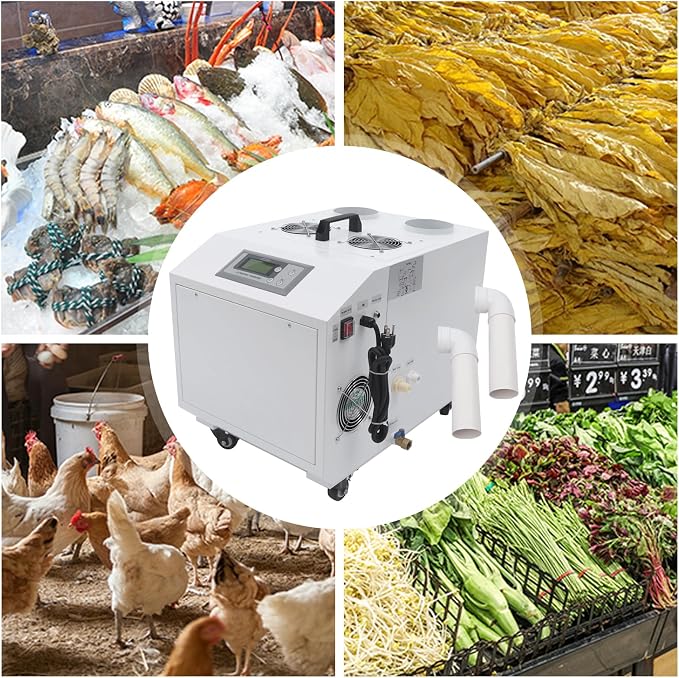 Industrial Ultrasonic Humidifier, 33 lbs/Hour High Output Stainless Steel - Image 4