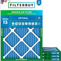 Filterbuy 12x18x1 Air Filter MERV 13 Optimal Smoke & Allergy Defense, by Filterbuy