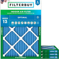 Filterbuy 19x20x1 Air Filter MERV 13 Optimal Smoke & Allergy Defense, by Filterbuy