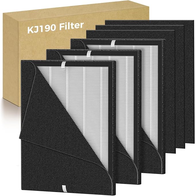 3 PACK KJ190L Filter Replacement Compatible by HKNECE